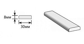 Притворная планка для дверей Браво, Ivory 